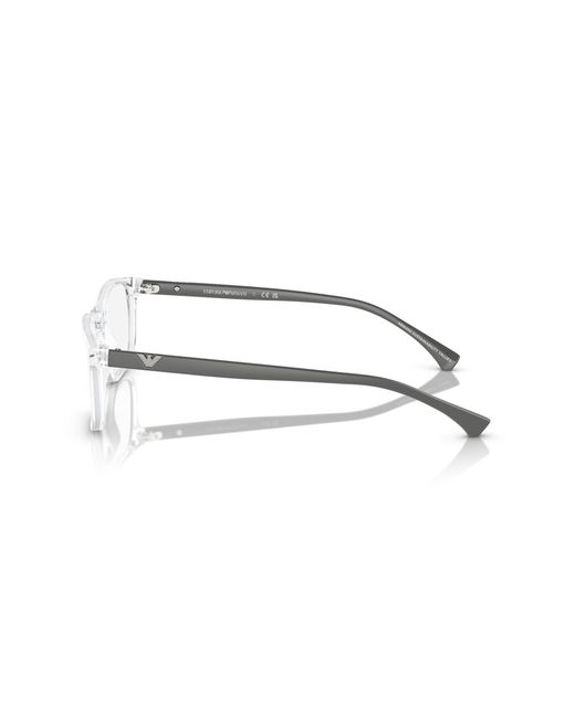 Emporio Armani Black Ea3098 5882 Optical Frames Acetate Squared Normal for men