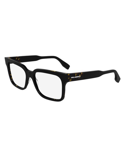 Karl Lagerfeld Black Kl6173 017 Optical Frames Acetate Squared Normal for men