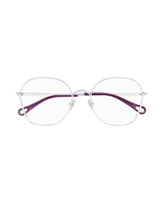 Chloé Black Ch0320O 003 Optical Frames Metal Transparent Squared