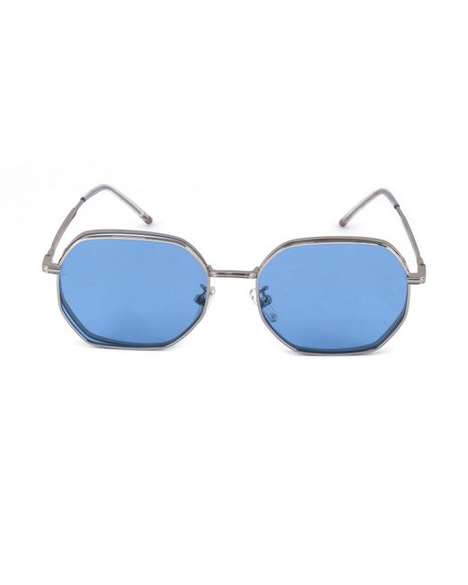 Xlab Blue Capri Sunglasses Metal Light Geometric Polarized