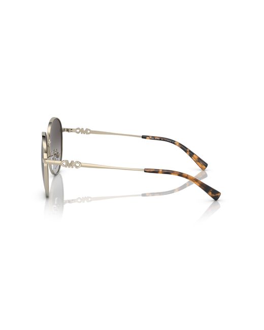 Michael Kors Black Mk1119 Alpine 10148G Sunglasses Metal Round Normal Shaded