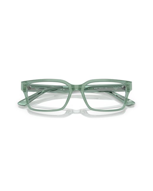 Emporio Armani Black Ea3244 6176 Optical Frames Acetate Squared Normal for men
