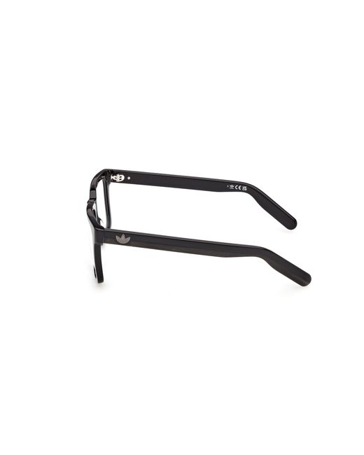 Adidas Black Or5124 001 Optical Frames Acetate Squared Normal for men