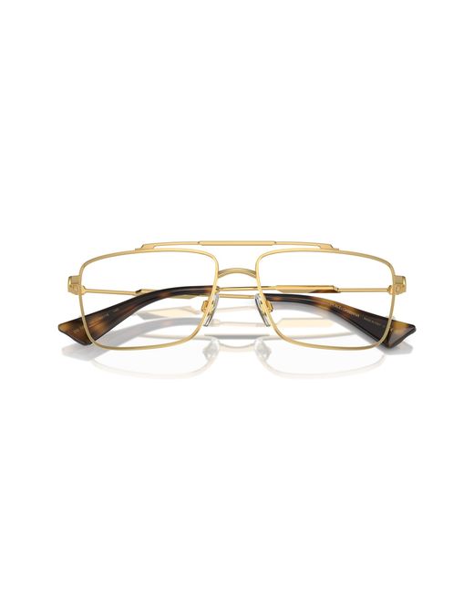 Dolce & Gabbana Black Dg1354 02 Optical Frames Metal Transparent Squared Normal for men