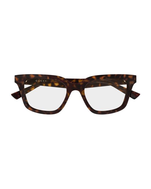 Gucci Black Gg2181O 002 Optical Frames Acetate Transparent Geometric