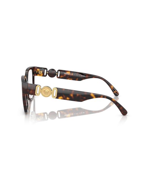 Versace Black Ve3371D 108 Optical Frames Injected Squared Normal