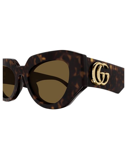 Gucci Black Gg1421S 002 Sunglasses Acetate Geometric