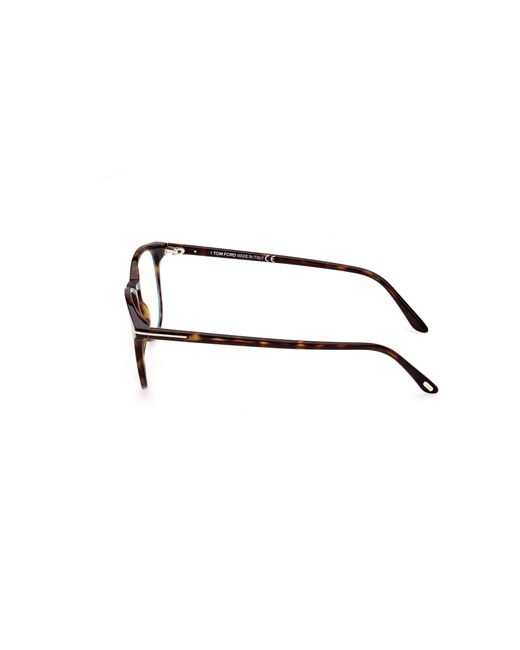 Tom Ford Black Ft5832-B 052 Optical Frames Acetate Round Normal for men