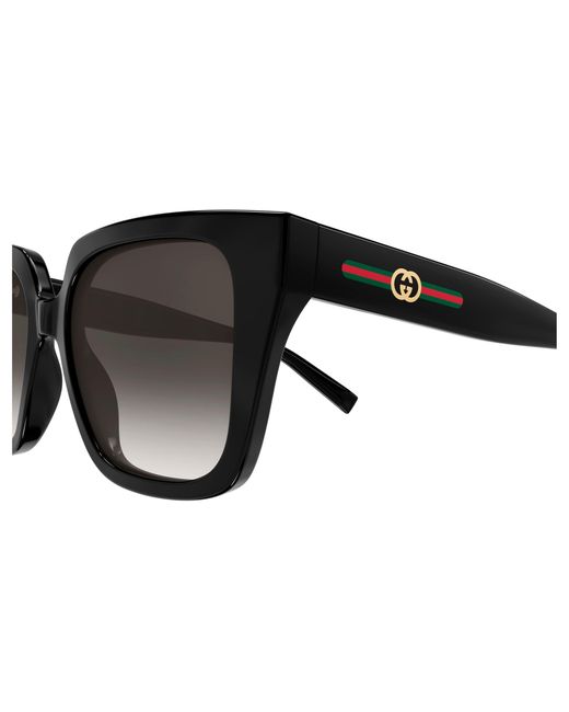 Gucci Black Gg2102S 005 Sunglasses Injected Butterfly