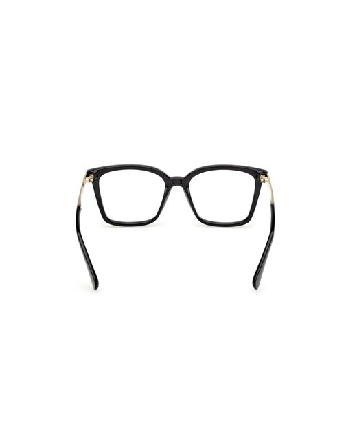 MAX&Co. Black Mo5189 001 Optical Frames Injected Squared Normal