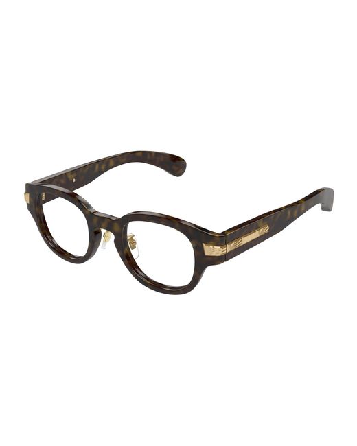 Gucci Black Gg1741Oj 002 Optical Frames Acetate Transparent Squared