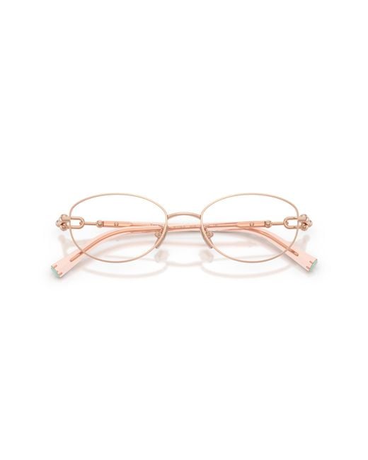 Tiffany & Co Black Tf1176D 6105 Optical Frames Metal Transparent Round Normal