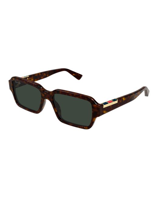 Gucci Black Gg1887S 002 Sunglasses Acetate Squared for men