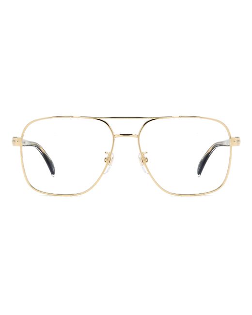David Beckham Black Db 7103 Rhl Optical Frames Metal Squared for men