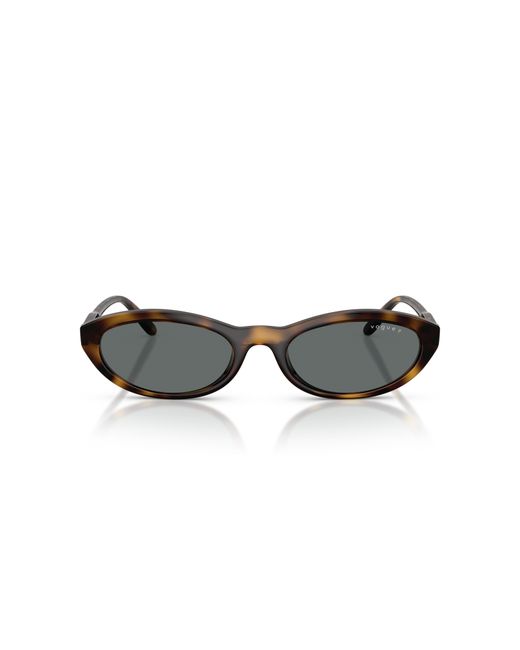 Vogue Eyewear Black Vo5697Su W65681 Sunglasses Nylon Round Polarized