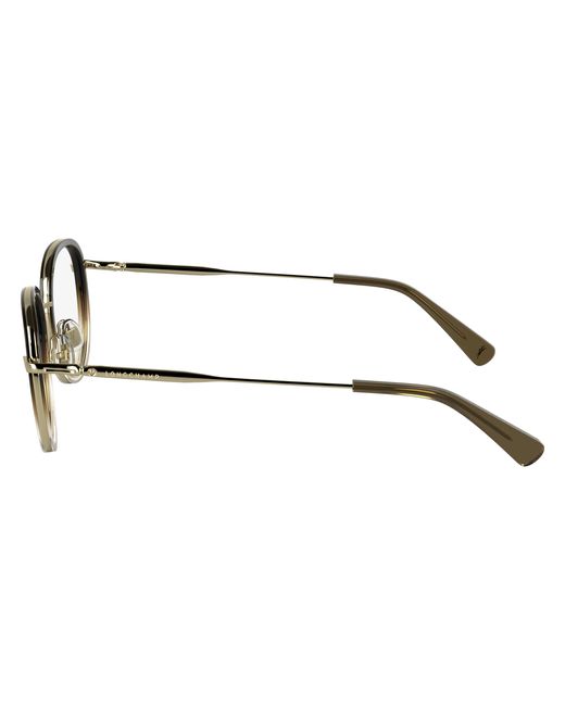 Longchamp Black Lo2168 042 Optical Frames Metal Round Normal