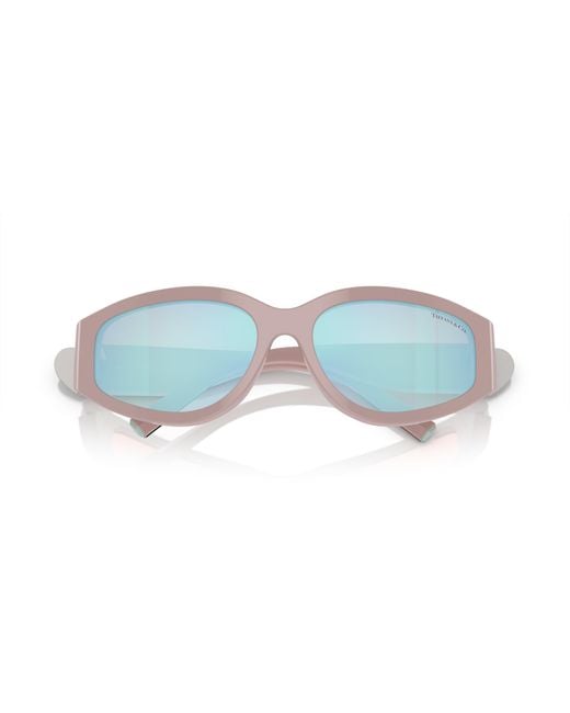 Tiffany & Co Black Tf4217 8393Mu Sunglasses Acetate Geometric Normal Mirror