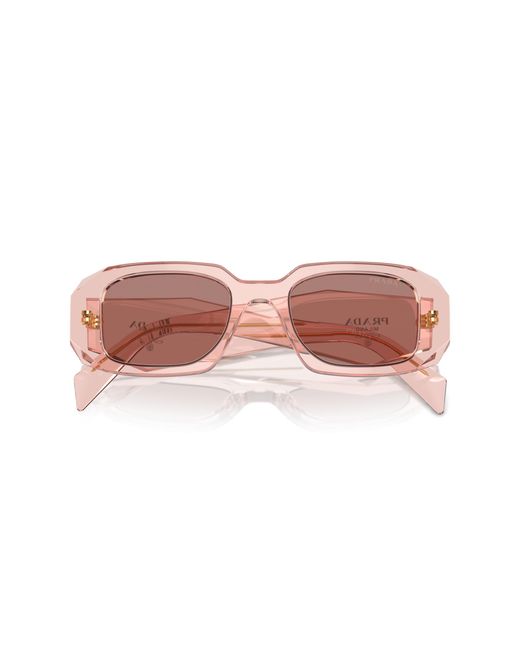 Prada Black Pr 17Ws 19Q10D Sunglasses Acetate Squared Normal
