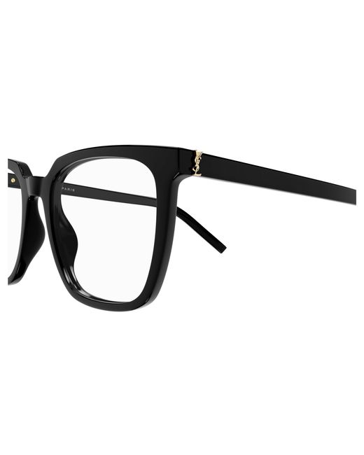 Saint Laurent Black Sl M146 Opt 001 Optical Frames Acetate Transparent Squared