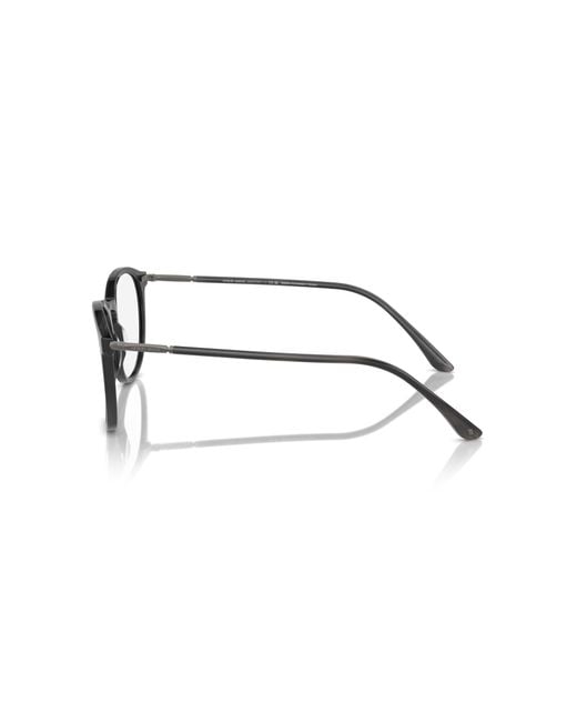 Giorgio Armani Black Ar7125 5964 Optical Frames Acetate Pantos Normal for men