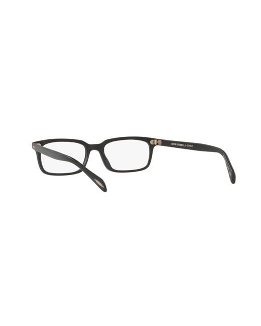 Oliver Peoples Black Ov5102 Denison 1031 Optical Frames Acetate Transparent Squared Normal for men