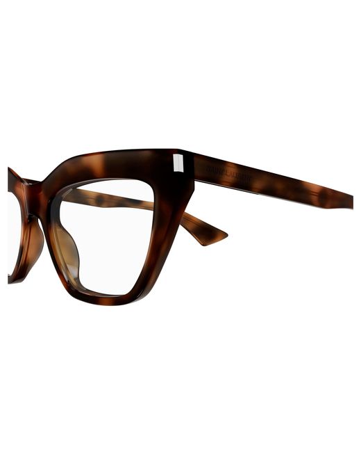 Saint Laurent Black Sl 760 003 Optical Frames Acetate Transparent Cat Eye