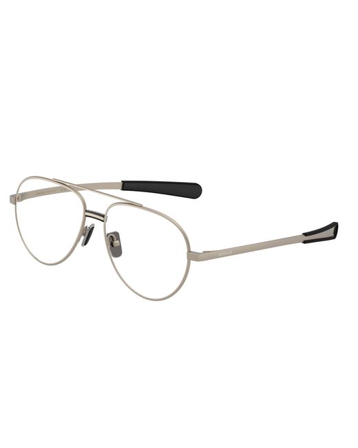 Moncler Black Me1008 1003 Optical Frames Metal Transparent Pilot Normal