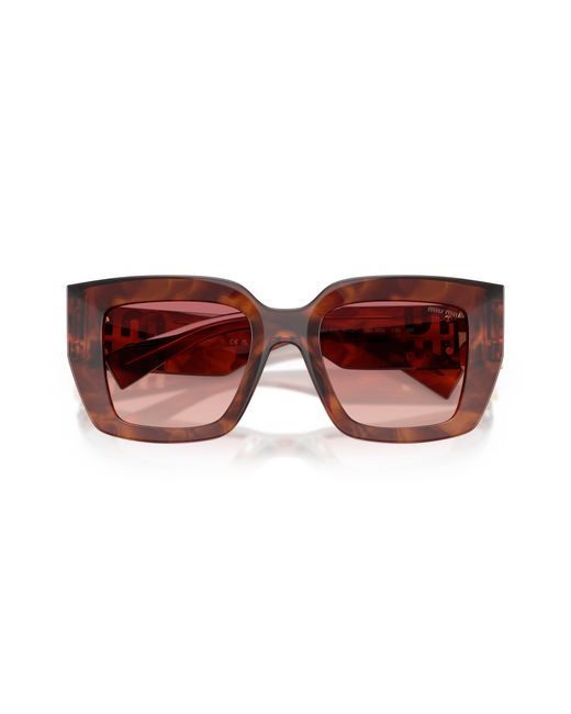 Miu Miu Black Mu B05S 26E50U Sunglasses Acetate Squared Normal Shaded