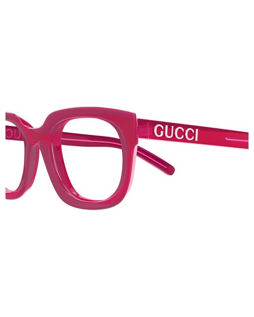 Gucci Black Gg1721O 004 Optical Frames Injected Transparent Squared