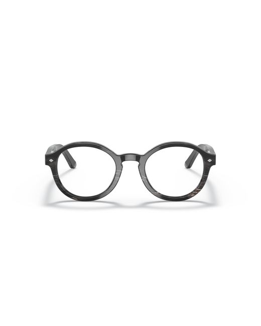 Giorgio Armani Black Ar7204 5937 Optical Frames Acetate Transparent Pillow Normal for men