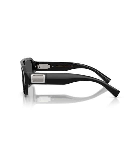 Dolce & Gabbana Black Dg4506 501/87 Sunglasses Acetate Pilot Normal for men