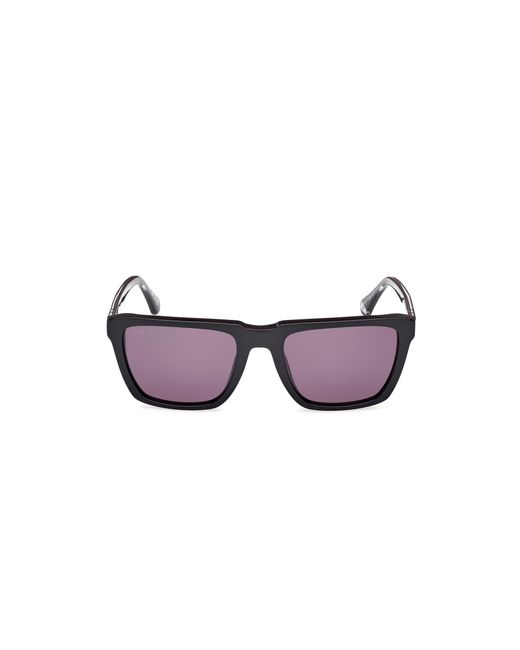 Web Black We0379 05A Sunglasses Acetate Smoke Squared Normal for men