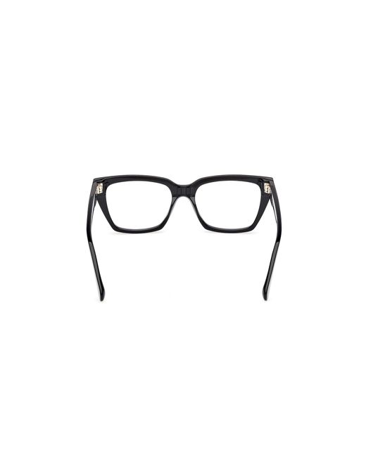 MAX&Co. Black Mo5203 001 Optical Frames Acetate Squared Normal