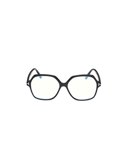 Tom Ford Black Ft6062-B 001 Optical Frames Acetate Geometric Normal