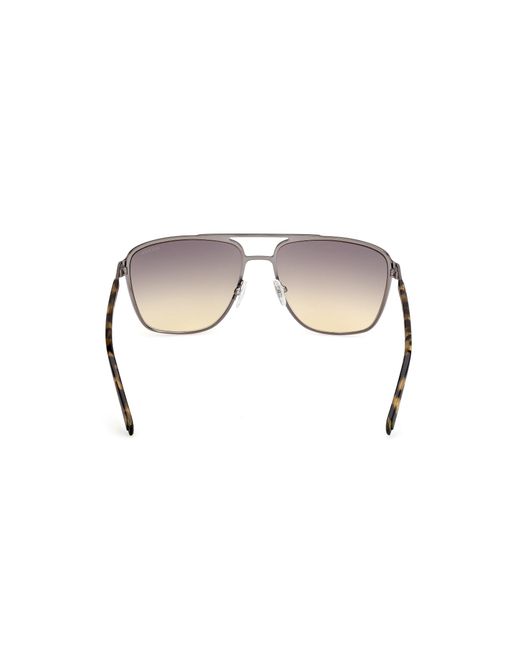 Guess Black Gu00210 09B Sunglasses Metal Squared Normal for men