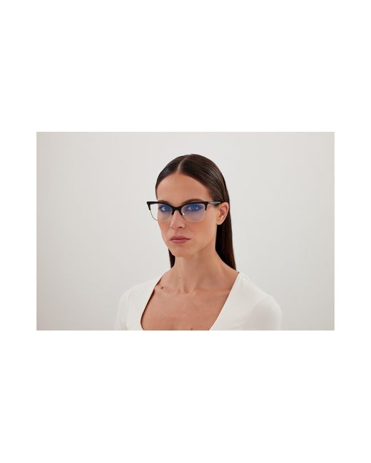 Saint Laurent Black Sl 769 003 Optical Frames Bio-Inject Transparent Cat Eye