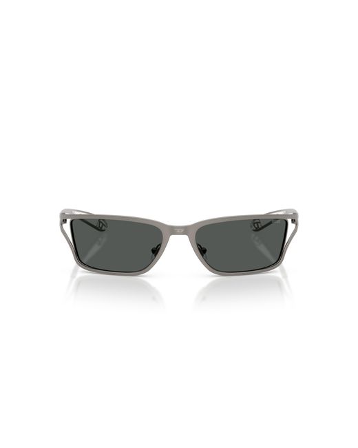 DIESEL Black Dl1015 100987 Sunglasses Metal Squared Normal