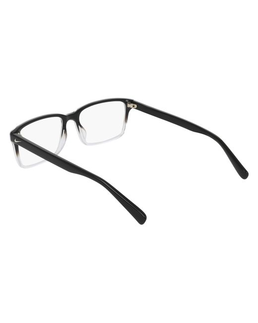 Nike Black 1001Y 010 Optical Frames Acetate Squared Normal