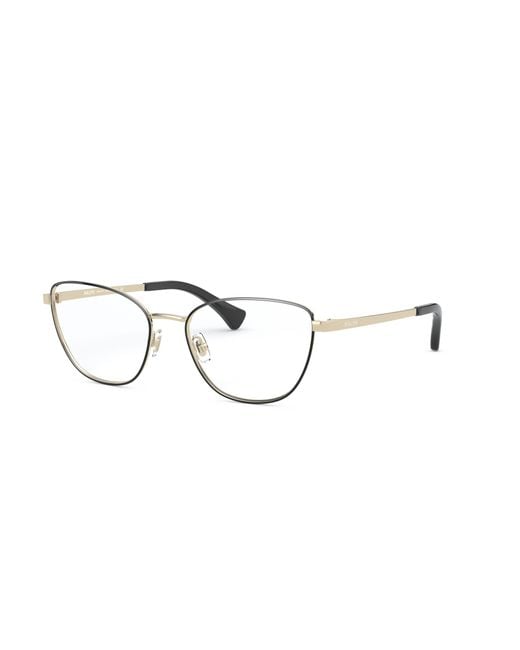 Ralph Lauren Black Ra6046 9391 Optical Frames Metal Cat Eye Normal