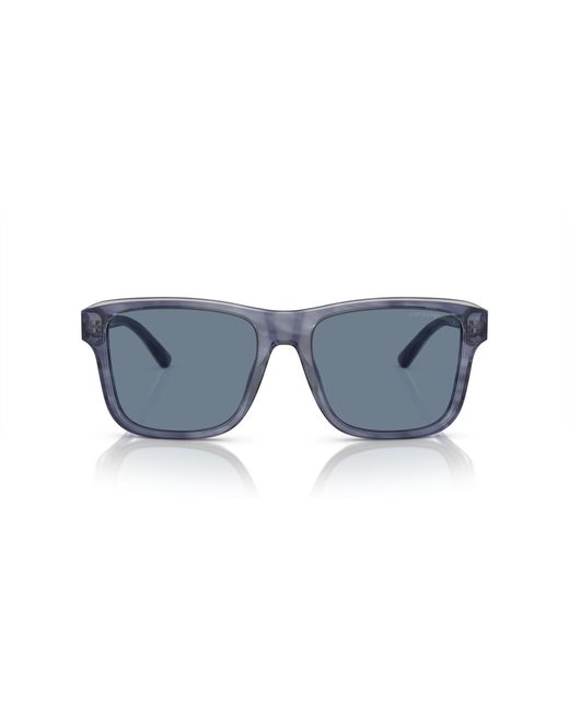 Emporio Armani Black Ea4208 605480 Sunglasses Acetate Pillow Polarized for men