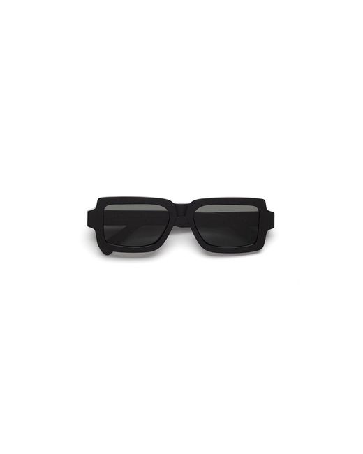 Retrosuperfuture Black Jhj Pilastro Sunglasses Acetate Squared Normal
