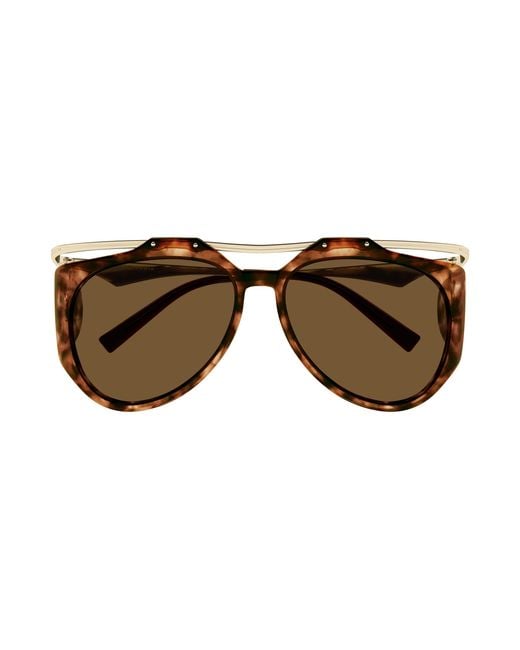 Saint Laurent Black Sl M137 Amelia 002 Sunglasses Bio-Injected Pilot