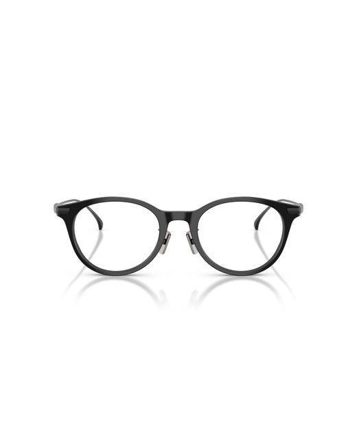 Moncler Black Me2022D 3002 Optical Frames Acetate Transparent Round Normal