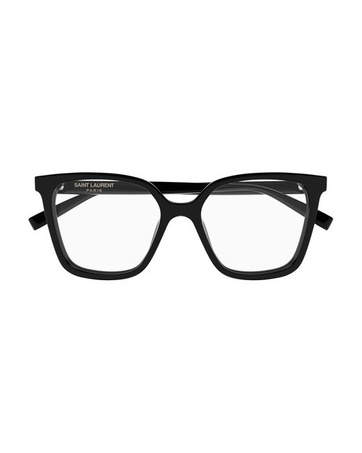 Saint Laurent Black Sl 910 001 Optical Frames Acetate Transparent Cat Eye