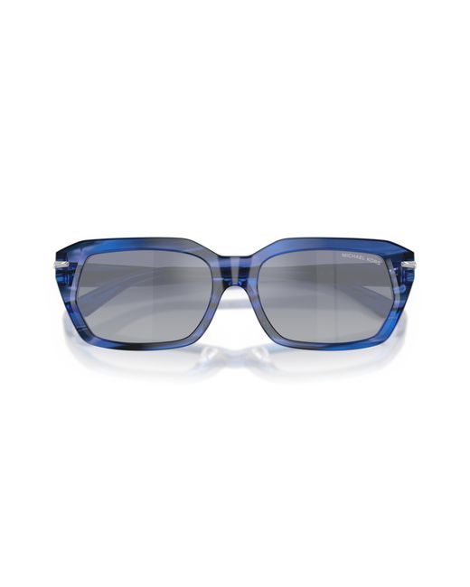 Michael Kors Black Mk2265U Lake Tahoe 40416I Sunglasses Acetate Squared Normal Shaded for men