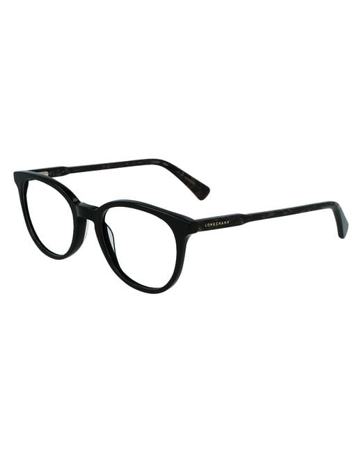 Longchamp Black Lo2608 002 Optical Frames Acetate Squared Normal Photochromatic