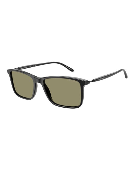 Giorgio Armani Black Ar8218 50012A Sunglasses Acetate Squared Normal for men