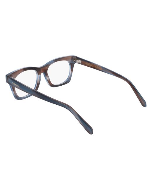 Ferragamo Black Sf3025 314 Optical Frames Acetate Squared Normal