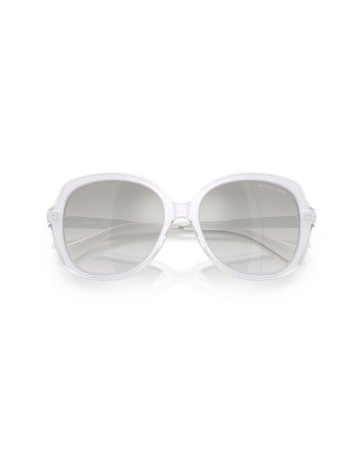Michael Kors Black Mk2273U Canary Islands 405201 Sunglasses Injected Squared Normal Nuanced