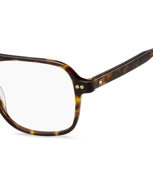 Tommy Hilfiger Black Th 2188 086 Optical Frames Acetate Squared Normal for men